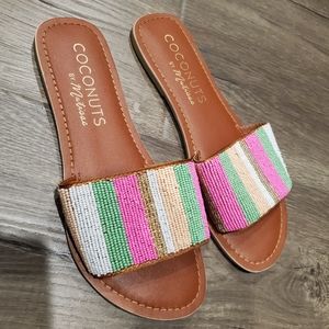 Coconuts by Matisse summer beaded sandals.